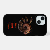 Fractale Vuurvogel iPhone 15 Case (Achterkant horizontaal)