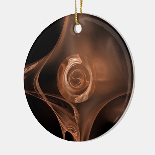 FRACTALE WAVES KERAMISCH ORNAMENT (Links)