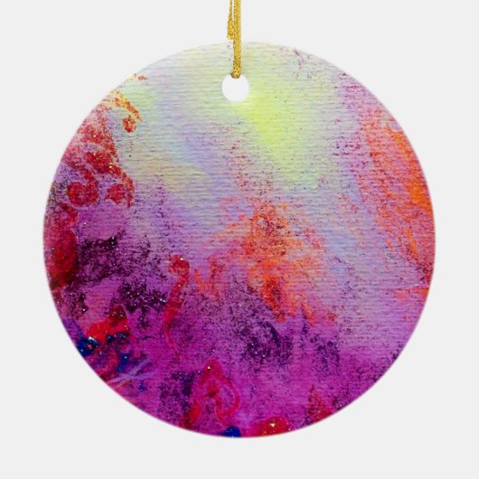 FRACTALE WAVES KERAMISCH ORNAMENT (Achterkant)