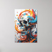 Fractale wedergeboorte canvas afdruk (Voorkant)