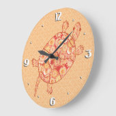 Fractale wervelschildpad - schoppen van mandarijne grote klok (Hoek)