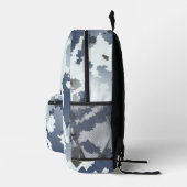 Fractale wintercamouflage bedrukte rugzak (Rechts)