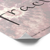 Fractale Wiskunde en kunst Poster (Hoek)