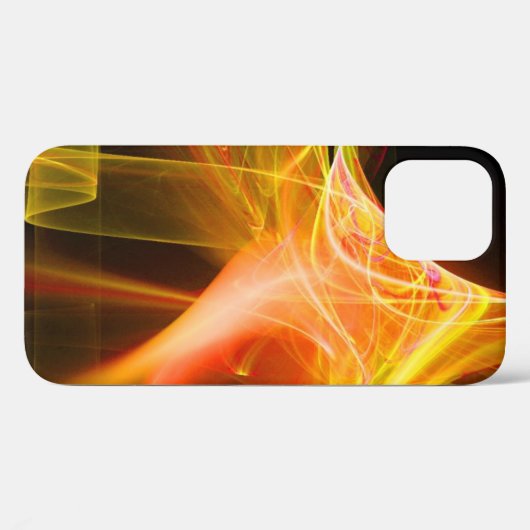 FRACTALE ZWISSELS IN GEEL ORANJE ROOD Case-Mate iPhone CASE (Achterkant (horizontaal))