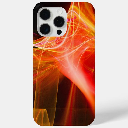 FRACTALE ZWISSELS IN GEEL ORANJE ROOD Case-Mate iPhone CASE (Achterkant)