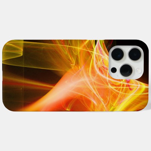 FRACTALE ZWISSELS IN GEEL ORANJE ROOD Case-Mate iPhone CASE (Achterkant (horizontaal))