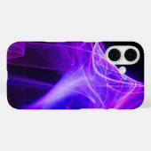 FRACTALE ZWISSELS IN PAARSE BLAUWE PINK Case-Mate iPhone CASE (Achterkant (horizontaal))