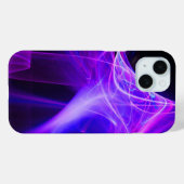 FRACTALE ZWISSELS IN PAARSE BLAUWE PINK Case-Mate iPhone CASE (Achterkant (horizontaal))