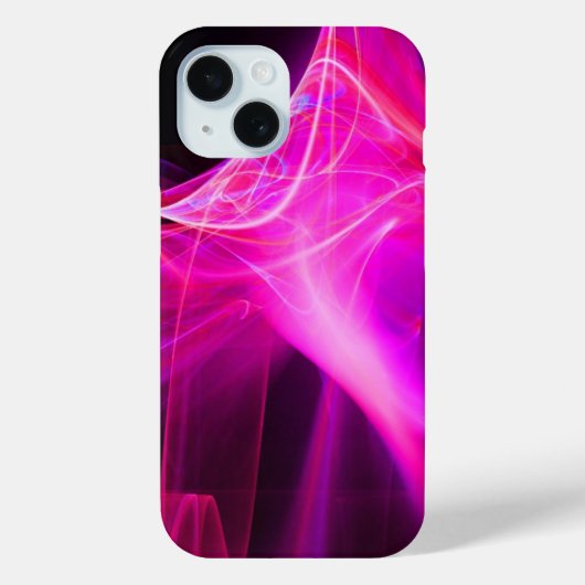 FRACTALE ZWISSELS IN PAARSE PINKFUCHSIE Case-Mate iPhone CASE (Achterkant)