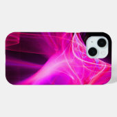 FRACTALE ZWISSELS IN PAARSE PINKFUCHSIE Case-Mate iPhone CASE (Achterkant (horizontaal))