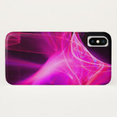 FRACTALE ZWISSELS IN PAARSE PINKFUCHSIE Case-Mate iPhone CASE (Achterkant (horizontaal))