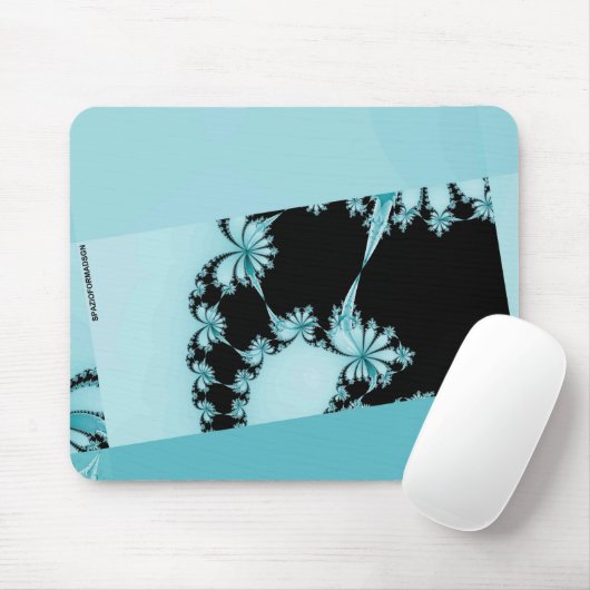 Fractalentuin lagune muismat (Met muis)