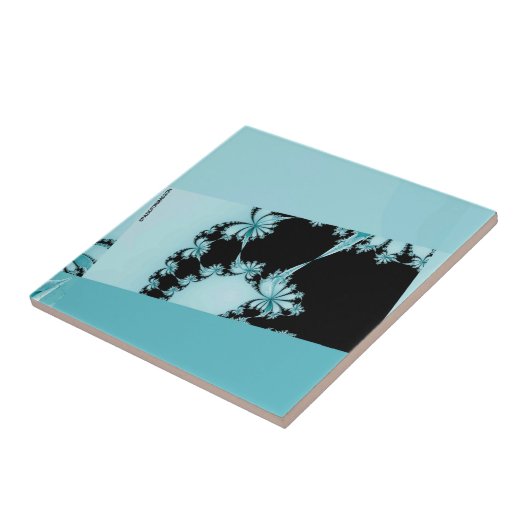 Fractalentuin lagune tegeltje (Zijkant)