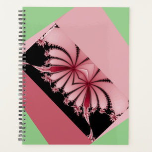 Fractalentuin orchidee & bidsprinkhaan planner