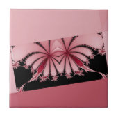 Fractalentuin orchidee tegeltje (Voorkant)