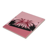 Fractalentuin orchidee tegeltje (Zijkant)