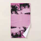 Fractalentuin roze bad handdoek (Handdoek)
