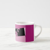 Fractalentuin rozenwater espresso kop (Rechts)