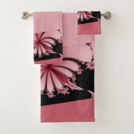 Fractaletuin orchidee bad handdoek