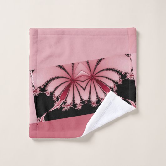 Fractaletuin orchidee bad handdoek (Wasdoekje)