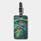 Fractalise bagage bagagelabel (Voorkant verticaal)