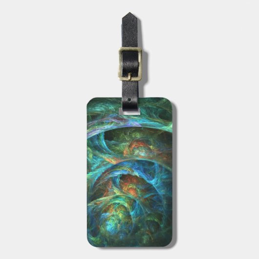 Fractalise bagage bagagelabel (Voorkant verticaal)