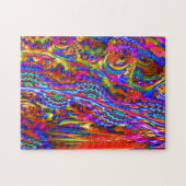 Fractaliteit Kleur Burst Rainbow Fractal Puzzle Legpuzzel (Horizontaal)