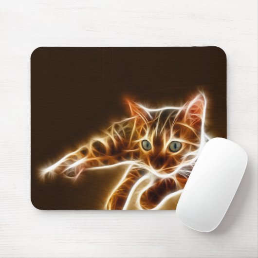 Fractalius Bengaal Cat Muismat (Met muis)