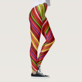 Fractalius Chevron in Reds Leggings (Rechts)