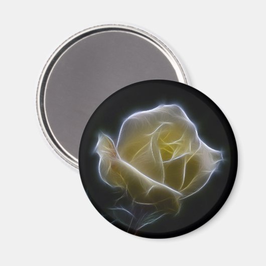 Fractalius Filter White Rose Magnet (Voorkant / Achterkant)