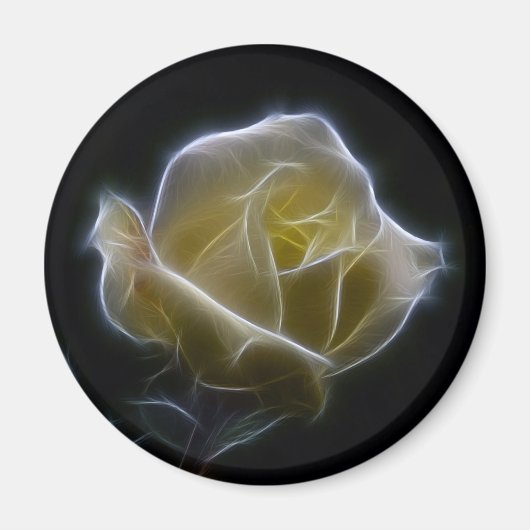 Fractalius Filter White Rose Magnet (Voorkant)