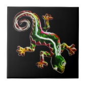 Fractalius Lizard Tegeltje (Voorkant)