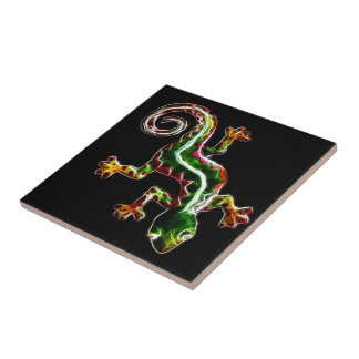 Fractalius Lizard Tegeltje