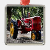Fractalius Tractor Metalen Ornament (Voorkant)