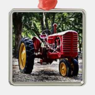 Fractalius Tractor Metalen Ornament