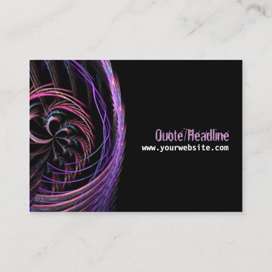 FractalPsy big Visitekaartje (Achterkant)