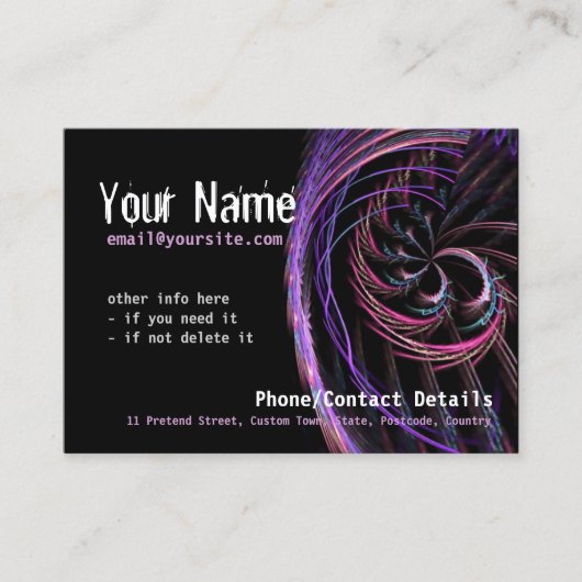FractalPsy big Visitekaartje (Voorkant)