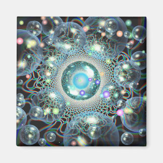 'fractals&bubbles&orbs~Oh Mijn!' Magneet