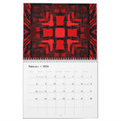 Fractals en Geometrics Aangepast gedrukte agenda Kalender (Feb 2026)