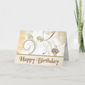 Fractals - Gelukkige Verjaardag Kaart (Voorkant)