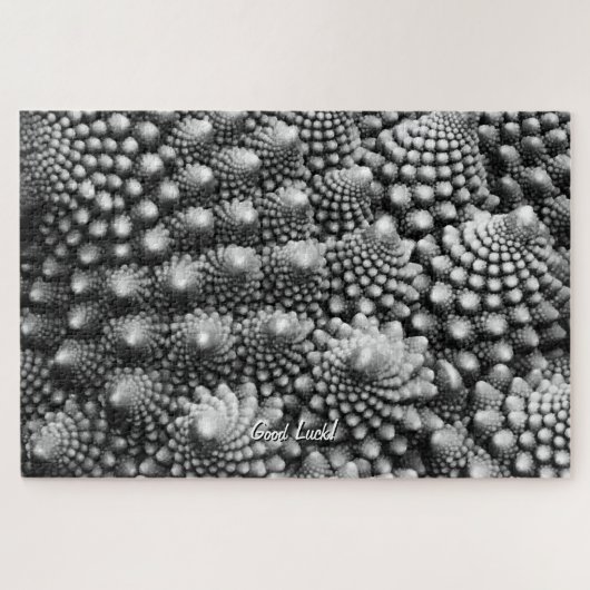 Fractals in Vegetable Aisle, Romanesco Broccoli Legpuzzel (Horizontaal)