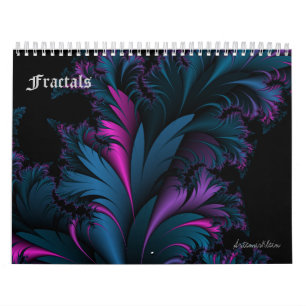Fractals kalender van 12 maanden
