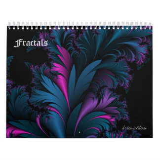 Fractals kalender van 12 maanden