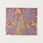 Fractals Levendig Hypnotiserend Cool Kleurrijk Tri Wandkleed (Voorkant (horizontaal))