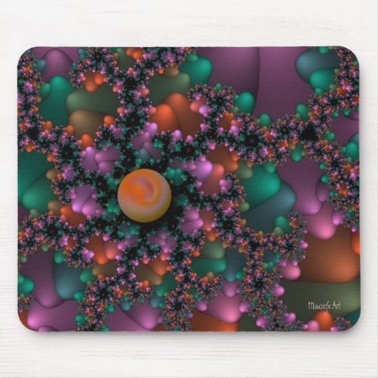 Fractals Mousepad (Mars) Muismat (Voorkant)