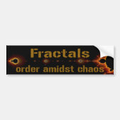 Fractals: Orde Amidst Chaos Bumpersticker (Voorkant)