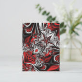 Fractal's patroon briefkaart (Staand voorkant)