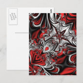 Fractal's patroon briefkaart (Voorkant / Achterkant)