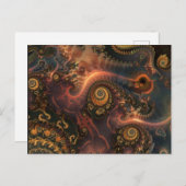 Fractals-Terra Vortex Briefkaart (Voorkant / Achterkant)