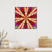 Fractalscope 25 poster (Keuken)